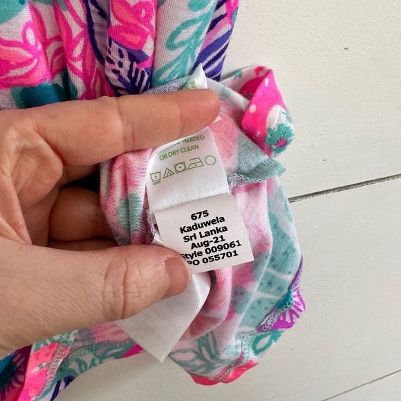 Lilly Pulitzer Seaside Carnivale Pajama Tank Short Set Size Large - Picture 5 of 12